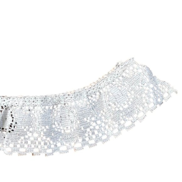 Vintage White Lace Trim Edging Sewing u  Junk Journaling Scrapbooking Embellishm - Picture 3 of 4